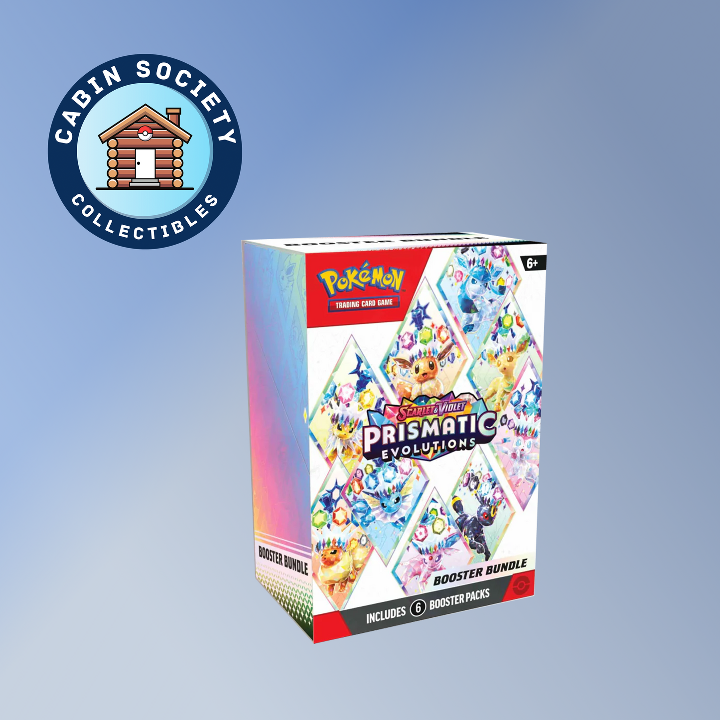 Prismatic Evolutions 6 Pack Booster Bundle image 0